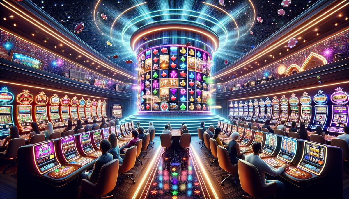 Galeri permainan Live Casino dengan suasana mewah dan modern bagi penggemar hiburan kasino